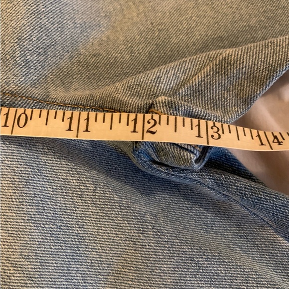 INC Denim Mom Jean size 4/27 light indigo metal rivet details along leg NWT - Picture 8 of 13